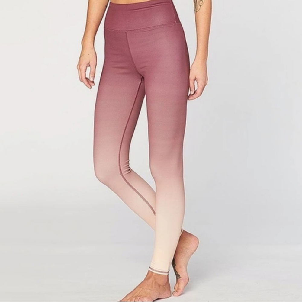 THREADS FOR THOUGHT Betty Hi Waisted Leggings EUC